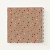 Carnet Cute pain d'épices Thème Vacances Boulangerie Rece (Dos)