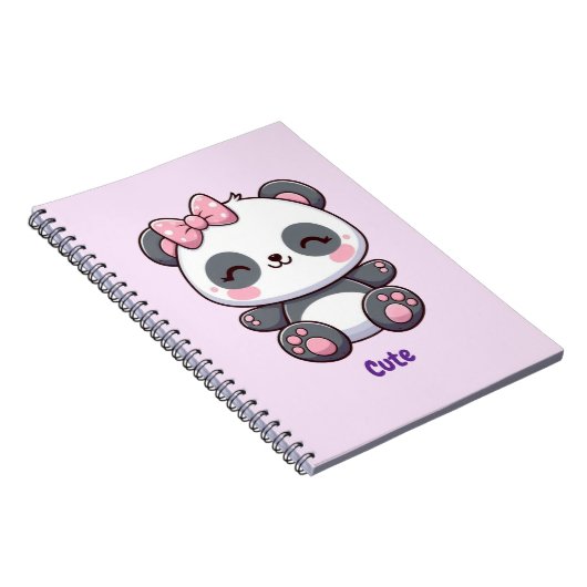 Carnet Cute Panda (Côté Droit)