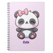 Carnet Cute Panda (Devant)