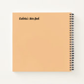 Carnet Cute Panda & Cadre Floral (Dos)