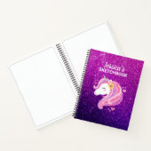 Carnet Cute Parties scintillant Unicorn Artist Sketchbook (Intérieur)