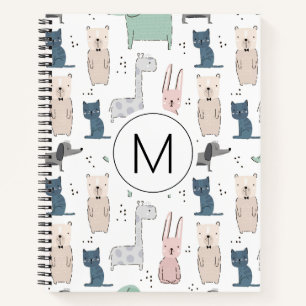 Carnet Cute Pastel Baby Motif animal