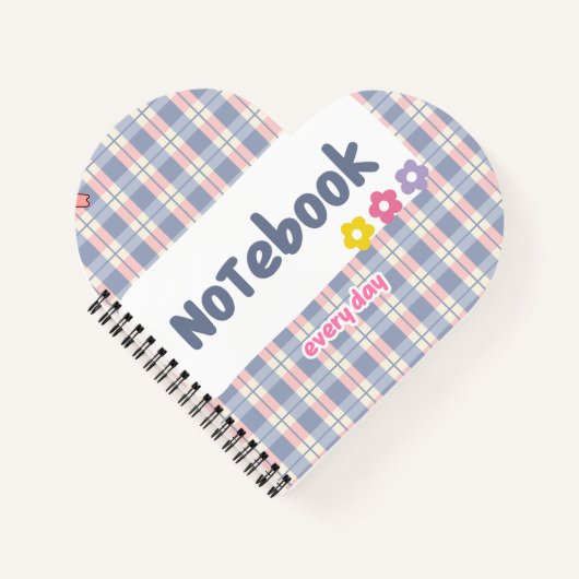 Carnet Cute Pastel Diary Notebook | Soft Aesthetic Journa (Devant)