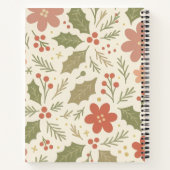 Carnet Cute pastel floral patternSpiral Notebook (Dos)