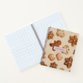 Carnet Cute Pastel personnalisé Gingerbread Cookie (Intérieur)