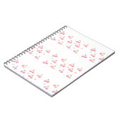Carnet Cute Pastel Pink Cherry Pattern Notebook (Côté gauche)