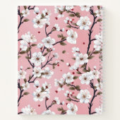 Carnet Cute Pastel Pink White Sakura Tree Branch Asian (Dos)