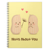 Carnet Cute Peanuts Nuts Sur Vous Pun Amour Humour (Devant)