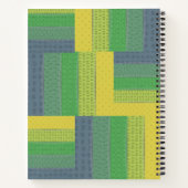 Carnet Cute Peeking Animaux Pastel Striped (Dos)