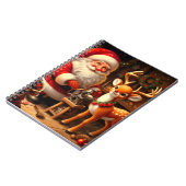 Carnet Cute Père Noël et Reindeer (Côté gauche)