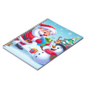 Carnet Cute Père Noël et Snowman (Côté gauche)