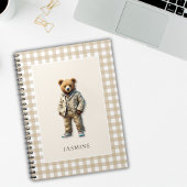 Carnet Cute perosnalisé teddy