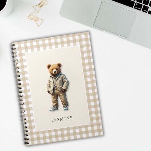 Carnet Cute perosnalisé teddy