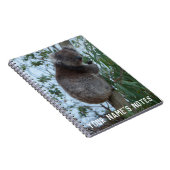 Carnet Cute personnalisée Koala Animal Wildife (Côté Droit)