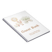 Carnet Cute Pig Wheelbarrow Baby Shower Guest Book (Côté Droit)