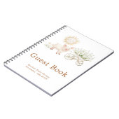 Carnet Cute Pig Wheelbarrow Baby Shower Guest Book (Côté gauche)