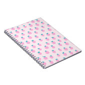 Carnet Cute Pink Strawberry Pattern – Kawaii Girly (Côté Droit)