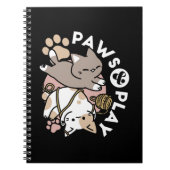 Carnet Cute Playful Cats Design – Fun Paws and Play Art (Devant)