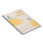 Carnet Cute Poche Blush Lemon Fruit Baby shower gras (Côté Droit)