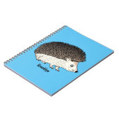 Carnet Cute prickly hedgehog cartoon (Côté gauche)