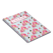Carnet Cute Princesse Personnalisée (Côté Droit)