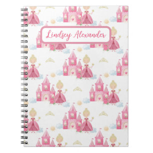 Carnet Cute Princesse Personnalisée