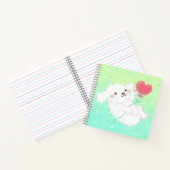 Carnet Cute Puppy with Heart Balloon (Intérieur)