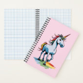 Carnet Cute Rainbow Unicorn (À l'intérieur)