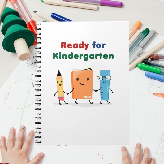 Carnet Cute Ready for Kindergarten School Book