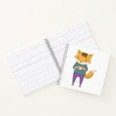Carnet Cute renard avec tasse de thé (Intérieur)
