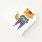 Carnet Cute renard avec tasse de thé (Dos)
