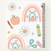 Carnet Cute Retour au Motif de l'école | Fournitures scol (Dos)