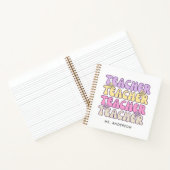 Carnet Cute Retro Bold Enseignant Super (Intérieur)