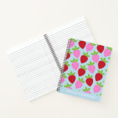 Carnet Cute Retro Fruit Motif Personnalisé (Intérieur)