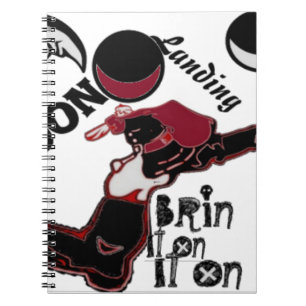 Carnet Cute retro vintage Bring it On Moon Landing HoHoHo