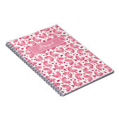 Carnet Cute Rose Arc-en-ciel & Coeurs Motifs Enfants (Côté Droit)