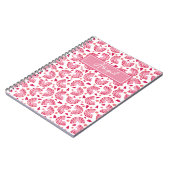 Carnet Cute Rose Arc-en-ciel & Coeurs Motifs Enfants (Côté gauche)