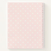 Carnet Cute rose Cupcake Unicorn avec Rose (Dos)
