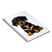 Carnet Cute Rottweiler - Cadeaux pour les propriétaires d (Côté Droit)