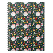 Carnet Cute Santa Claus Holiday Seamless Pattern (Devant)