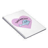 Carnet Cute scellée avec amour (Côté Droit)