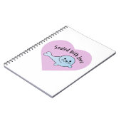Carnet Cute scellée avec amour (Côté gauche)