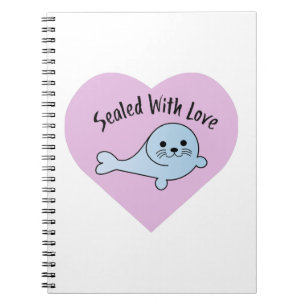 Carnet Cute scellée avec amour