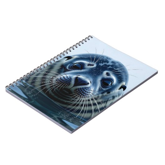 Carnet Cute Seal Close up (Côté gauche)