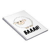Carnet Cute Sheep Baaah (Côté Droit)