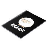 Carnet Cute Sheep Baah (Côté gauche)