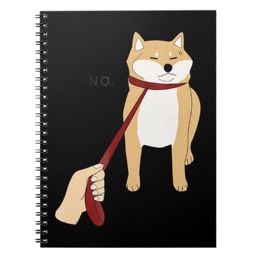 Carnet Cute Shiba Inu Nope - Doge Meme (Devant)