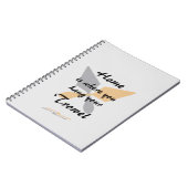 Carnet Cute Silver & Gold Accueil Où Vous Accrochez Votre (Côté gauche)