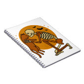 Carnet Cute Squelette Accrocher Chat Gothique Halloween D (Côté Droit)