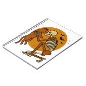 Carnet Cute Squelette Accrocher Chat Gothique Halloween D (Côté gauche)